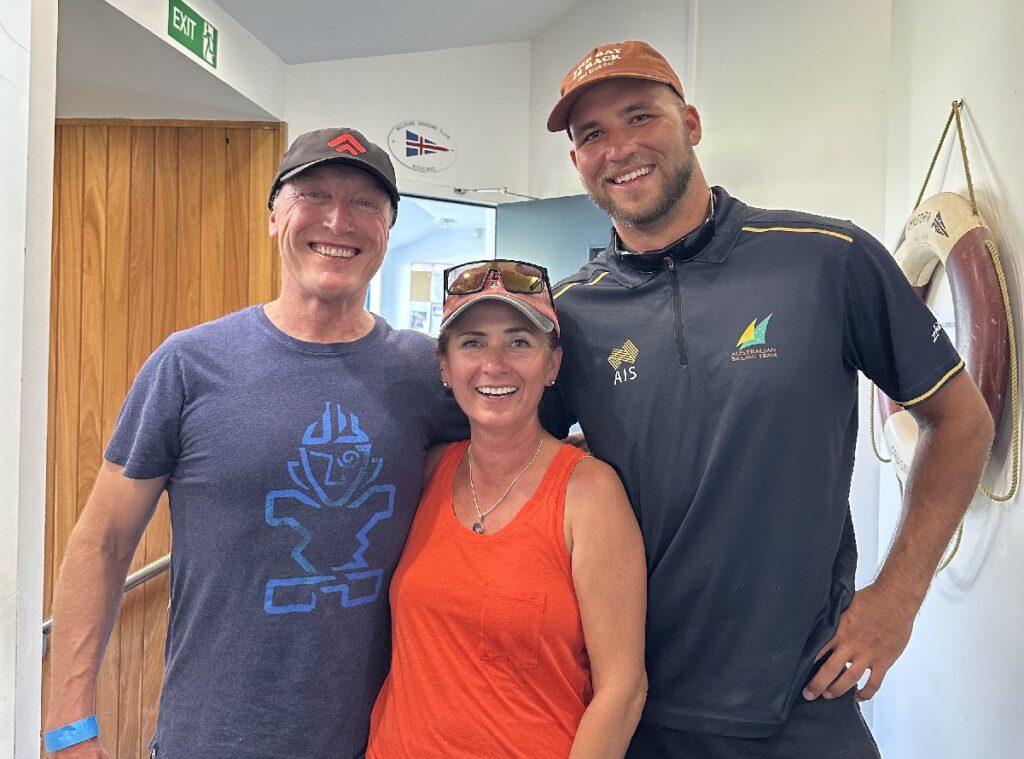 With regatta winner Grae Morris!